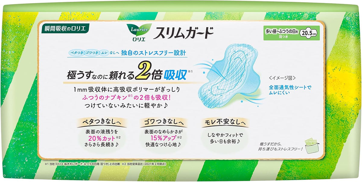 Laurier Sanitary Pads With Wings 20.5cm 84 pieces