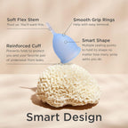 Saalt Menstrual Cup, Reusable Period Cup with Carry Bag