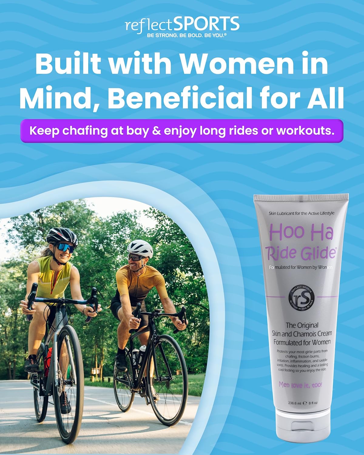Hoo Ha Ride Glide Anti Chafing & Chamois Cream for Women & Men