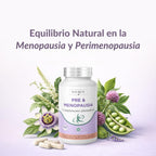 Menopause and Perimenopause Pills 60 Capsules - Natural Hormone Supplement with Cimicifuge and Red Clover - Relief of Hot Flashes, Night Sweat, Mood Changes and Fatigue