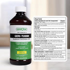 GeriCare Geri-Tussin Guaifenesin Oral Liquid Solution, Sugar-Free, Alcohol-Free Cough and Cold Relief Syrup, Helps Clear Chest Congestion, 16 Ounce Bottle (Pack of 1)