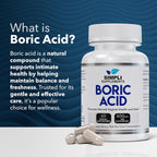 Simpli Supplements Boric Acid Suppositories for Women 600mg – 60 Count | Vaginal pH Balance Support | Feminine Care | Helps Maintain Freshness & Odor Control