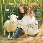 Merino Wool Compression Socks for Women Men 15-20 mmHg for flying | Soft & Breathable for Travel, Running