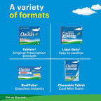 Claritin Liqui-Gels 24 Hour Allergy Relief, Non-Drowsy Allergy Medicine, Loratadine Antihistamine Capsules, 60 Count