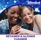 Efferdent Denture Cleaner Tablets, Minty Fresh & Clean, 126 Count | Retainer Cleaner, Use Daily To Clean Dental Appliances, Full Plate Dentures, Aligners & Mouth Guards