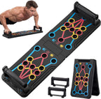 Push Up Board – Features 15 angle slots for perfect push-up form, targeting chest, arms, shoulders, core & back for a full-body workout.