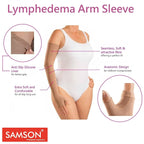 Lymphedema Arm Sleeve (Single) - Compression Stocking Recommended by Doctors, For Post-Mastecomy & Lymphoedema of Hand and Arm, Extra-Firm Graduated Compression (For Women & Men)