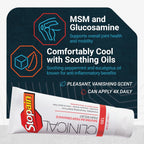 Stopain Clinical 10% Menthol Pain Relief Gel (4 oz Tube), Professional Strength Topical Analgesic for Back, Knee, Joint and Arthritis Pain Relief, Made in USA