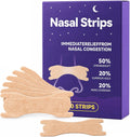 Extra Strength Nasal Strips for Snoring and Nasal Congestion Relief,Drug-Free Breath Better Nose Strips with Strong Adhesive,50% Stronger Lift,Clear Comfortable Design for Sensitive Skin,60 PCS
