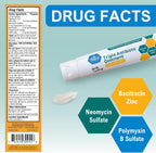 MED Pride Triple Antibiotic Ointment, First Aid Cream, 1 oz Tubes, 4-Pack