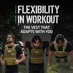 Amstaff Tactical Weighted Vest - Adjustable Weight Vests - Versatile Wearable Vest for Fitness Workouts, Strength and Endurance Training, Running