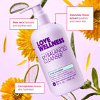Love Wellness | pH Balanced Feminine Wash | Fragrance-Free | 10 Fl Oz | Aloe vera, Calendula, Carrageenan, Non-irritating, Gentle formula, Sensitive skin, Intimate hygiene, Daily use