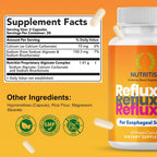Refluxter Sodium Alginate Capsules 1000+ mg for Acid Reflux LPR & GERD | Natural alginate raft for heartburn, silent reflux & nighttime acid. Vegan supplement, 60 capsules, no aluminum or sugar