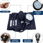 Santamedical Manual Blood Pressure Cuff - Adult Aneroid Sphygmomanometer