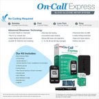 On Call Express Diabetes Blood Glucose Meter Kit