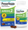 PreserVision AREDS 2 Eye Vitamins, #1 Eye Doctor Recommended Brand, Lutein and Zeaxanthin Supplement with Vitamin C, Vitamin E, Zinc, and Copper, 120 Softgels (Minigels)