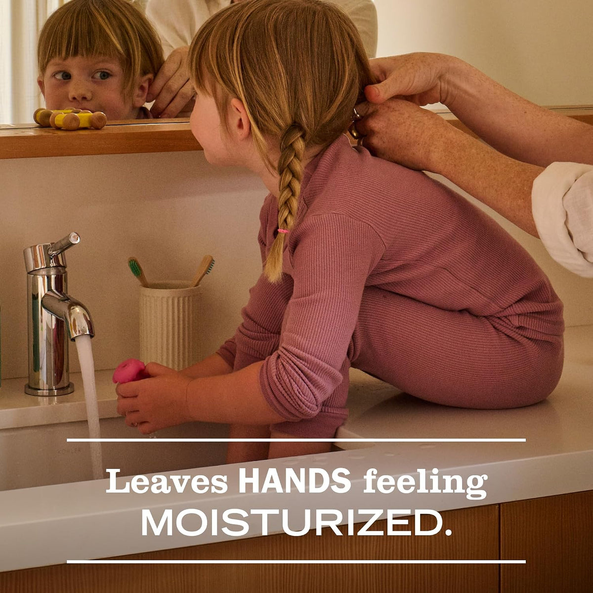 MRS. MEYER'S CLEAN DAY Hand Soap, Rain Water Scent, 12.5 Fl Oz Bottle - 3 Pack | Moisturizing Liquid Hand Soap, Softens and Cleans Hands, Cruelty Free, Made with Essential Oils, Olive Oil, and Aloe Vera