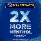 Vicks VapoCool Severe Medicated Sore Throat Drops, Max Strength Menthol, Soothes Sore Throat Pain, Winterfrost Flavor, 70 Count