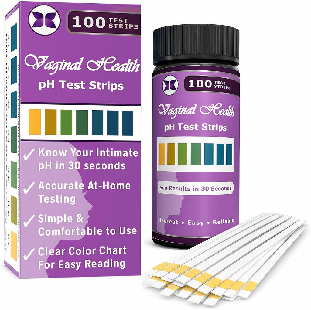 Just Fitter Vaginal pH Balance Test Strips. Personal Wellness Kit for Women. Supports Feminine Hygiene, Body Balance Awareness, and Everyday Confidence – 80 + 20 Strips