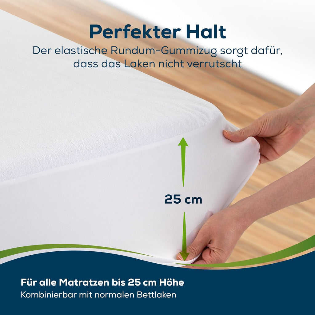 Sensalou Bed Protectors Waterproof Breathable 200 cm