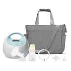 Spectra Baby S1 Plus Premier Portable Rechargeable Breast Pump with Tote Bag and Premium Accessory Kit - 28mm