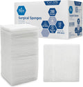 MED PRIDE 4”x 4” Gauze, 200 Surgical Sponges 12-ply Extra Absorbent | All-Gauze, Non-Sterile| Great for Wound Dressing, Prepping, Scrubbing & Cleaning| Essential First-Aid