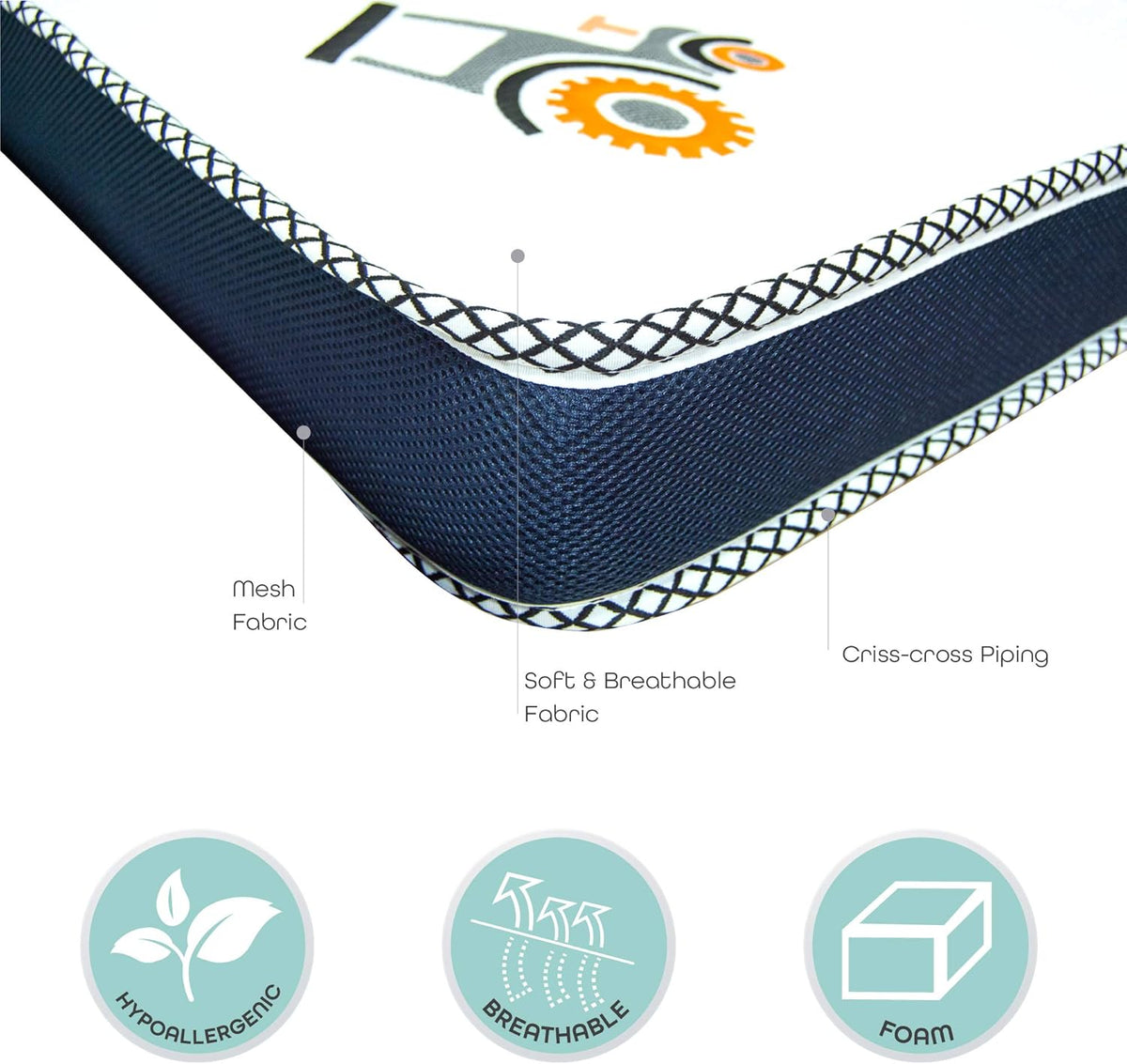 The Moon Mattresses and Bedding Hypoallergenic 12 cm