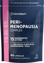Perimenopause Supplement | with Maca, Red Clover, Sage Extract, Ashwagandha and more! | 60 Vegan Capsules | Horbaach