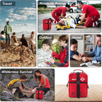 VRIEXSD 400 Piece Large First Aid Kit for Home, Car, Travel, Camping,Sports | Comprehensive & Well-Organized First Aid Kit – Premium Emergency Medical Supplies for Office, Hiking, Business & Outdoor Use