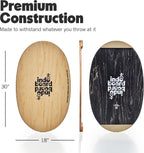 The Original Indo Board - Balance Board Trainer for Core Strength, Stability & Athletic Performance - Surfing, Skateboarding, Snowboarding, Yoga, Physical Therapy & More. Includes Board and Roller.