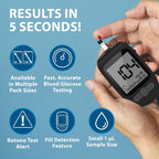 TRUENESS Blood Glucose Test Strips, 50 Count | Blood Glucose Test Strips Compatible with TRUENESS Family of Self Monitoring Blood Glucose Meters, Fast 5 Second Results