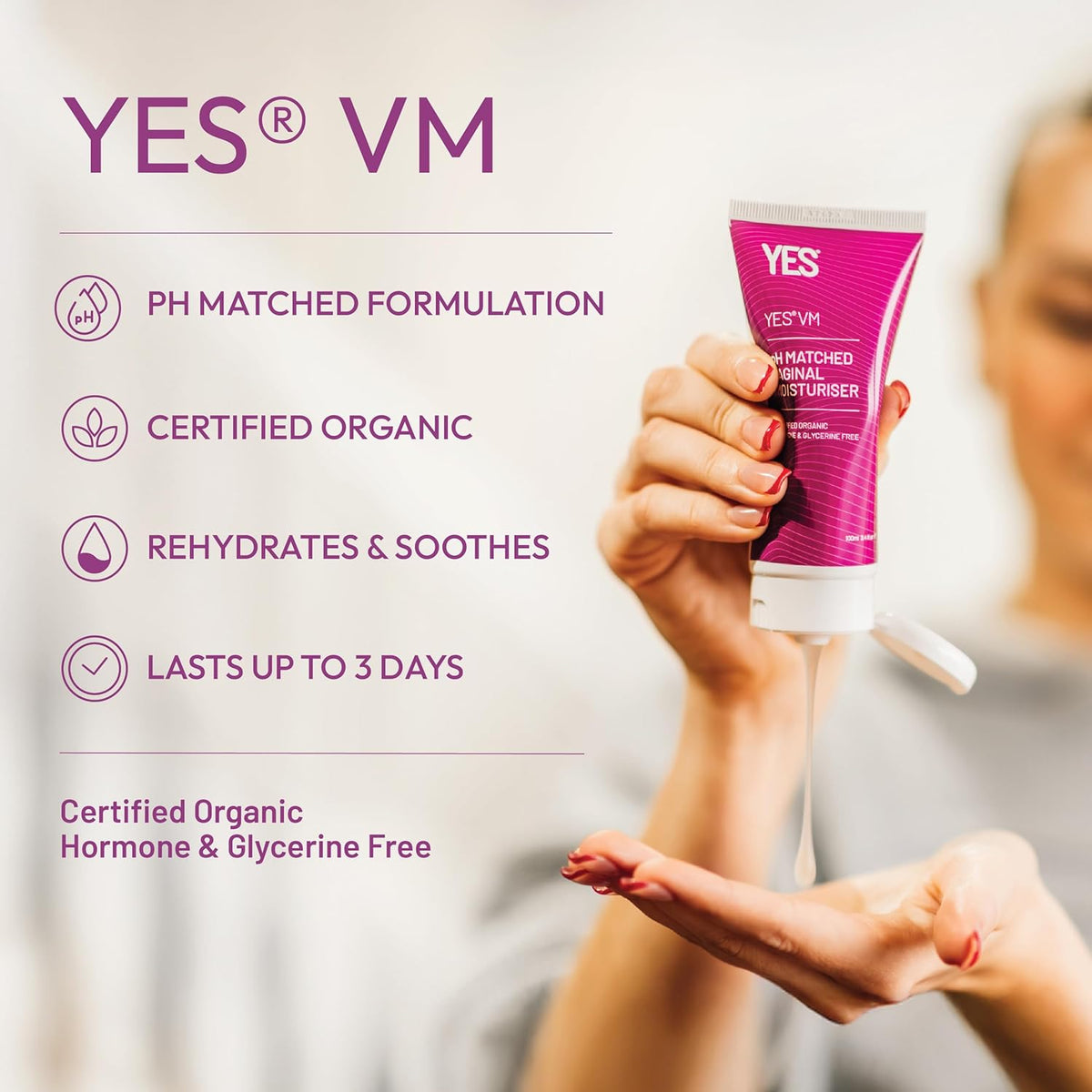 YES Water Based Vaginal Moisturiser 100 ml