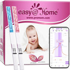 Easy@Home 50 Ovulation Test Strips and 20 Pregnancy Test Strips Combo Kit | Ovulation and Pregnancy Test Strips, 50 LH Tests + 20 hCG Tests, Daily Ovulation Tracking, Package May Vary