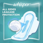 WHISPER Heavy Flow and Overnights Wings 8PK