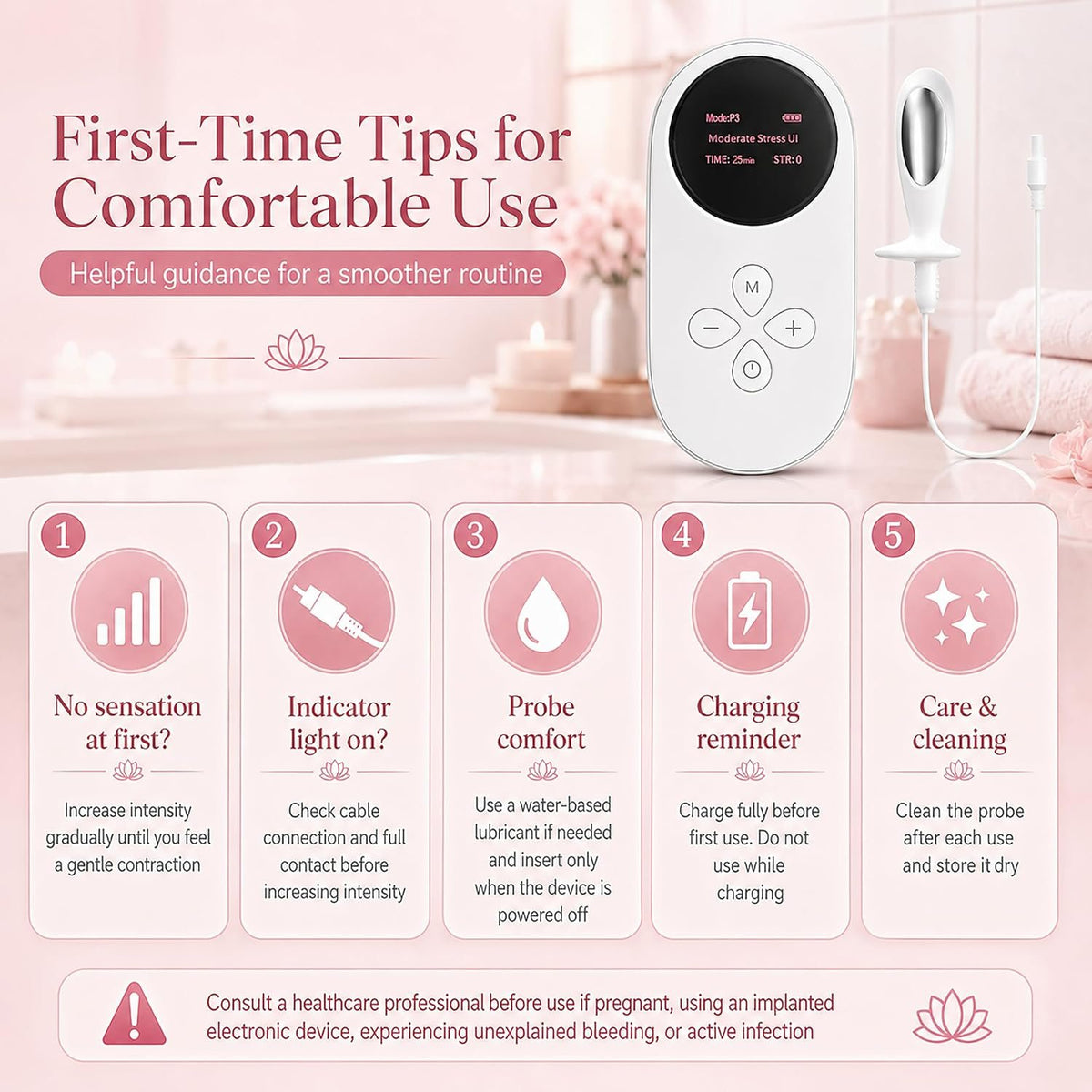 FDA Cleared Pelvic Floor Exercise Device for Women