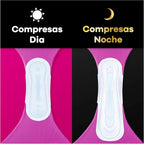Ausonia Ultra Thin Extra Night Pads with Wings, 18 Pack, Double Coverage on Front and Back, Overnight Protection