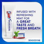 Sensodyne Cavity + Sensitivity Toothpaste, 2.7 oz | Fluoride Toothpaste for Sensitive Teeth and Cavity Protection, Optimized Fluoride Technology To Enhance Remineralization