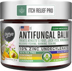 Puriya Antifungal Balm, Athlete's Foot, Jock Itch, Ringworm Treatment, 2 oz | Clinically Proven, Concentrated, Antifungal Cream, Relieves Itching, Burning, Cracking, Treats & Hydrates Skin, Plant-Powered