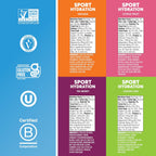 Nuun Sport Electrolyte Tablets Mixed Flavors, GF & Vegan, 4 Pack