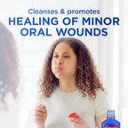Colgate Peroxyl Antiseptic Mouth Sore Rinse, Alcohol Free, Mint, 16.9 fl oz | 1.5% Hydrogen Peroxide Oral Rinse, Cleanses and Promotes Healing of Minor Oral Wounds, Canker Sores, Burns, and Irritations