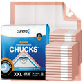 Chucks® Premium Disposable Underpads 30”x36” Ultra Thick Super Absorbent Chux Incontinence Bed Pads Disposable Adult with Adhesive Tape, Extra Large Pee Pads, Pet Training Pads 30x36 [25-Pack]