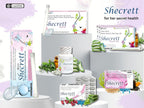 Vaginal Boric acid 600mg Suppositories for Women | Reduces Itching, Yeast infection, Burning, Odour, Balance pH | Tea Tree Oil, Aloe Vera | Natural Vaginal Probiotics | Ayurvedic White Discharge aid | Intimate Wash - 30 tablets +3 Applicators