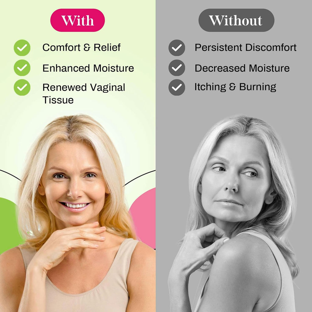 Gynatrof Vaginal Moisturizer, Long-Lasting for Vaginal Dryness & Irritation, Hormone-Free Hyaluronic Acid & Vitamin E Feminine Care, Daily Hydration For Intimate Feminine Care, 1.7 fl oz