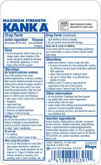Kank-A Mouth Pain Liquid, Maximum Strength, 0.33 Fl Oz, Canker Sore Medicine, Includes Applicator, Forms Protective Coating for Mouth Sores, Maximum Pain Relief, 1 Pack