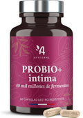 Apyforme - Intimate Flora Woman Probiotics - Up to 40 Billion CFU/Day - 4 Strains Lactobacillus Reuteri, Rhamnosus Crispatus and Acidophilus - 60 Gastroresistant Capsules - Probio+ Intima