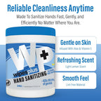 WIPESPLUS Hand Sanitizing Wipes Canister Alcohol Free for Home and Business, 240 Count