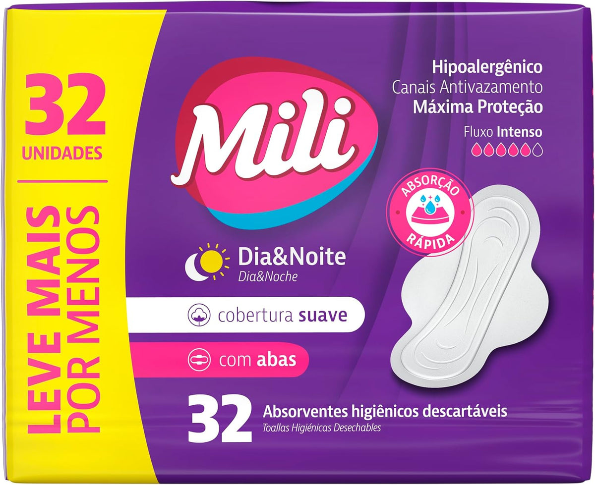Mili Sanitary Pads With Wings 32 pieces