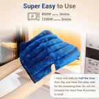 Comfytemp Microwavable Moist Heating Pad for Back and Waist Pain Relief | FSA Eligible HSA Warm Compress for Sciatica, Lower Back, Period Cramps, Hot Therapy for Women, Men, Home Office, Comfort Gift