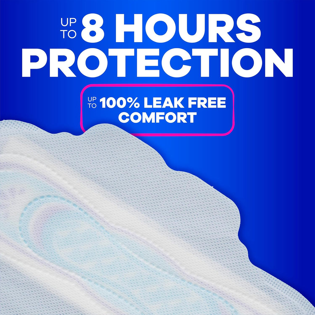 Always Ultra Thin Pads without Wings, Size 1, Regular, 132 Count (3 Packs of 44)