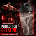 Vortex Protein Shaker Bottle 24 oz/700ml - Premium BPA-Free Pre-Workout Shaker Cup for Protein Shakes & Smoothies, Leak-Proof & Durable Bottle-Shakers for Active Lifestyles